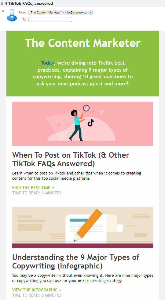 TikTok FAQs